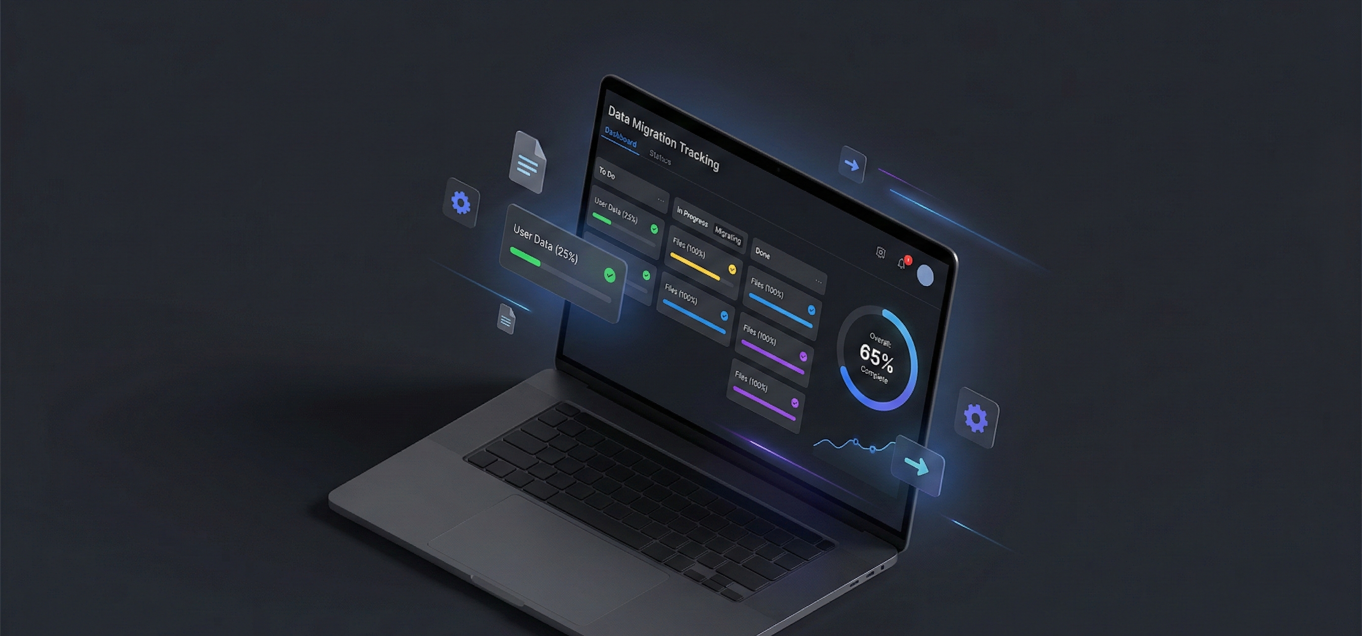 Data Migration - Dashboard de suivi de migration